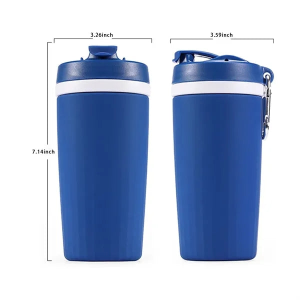 Multifunctional Silicone Double-Layer Insulated Cup