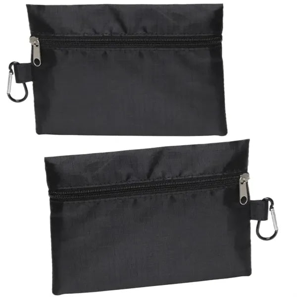 Utility Zippered Bag with Carabiner