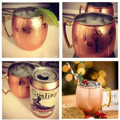 16 Oz Stainless Steel Moscow Mule Mug