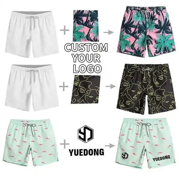 Custom Sublimation Men Beach Summer Shorts