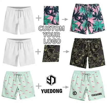 Custom Sublimation Men Beach Summer Shorts