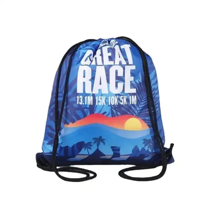 Sublimation Full Color Printing DrawString Backpack Bag