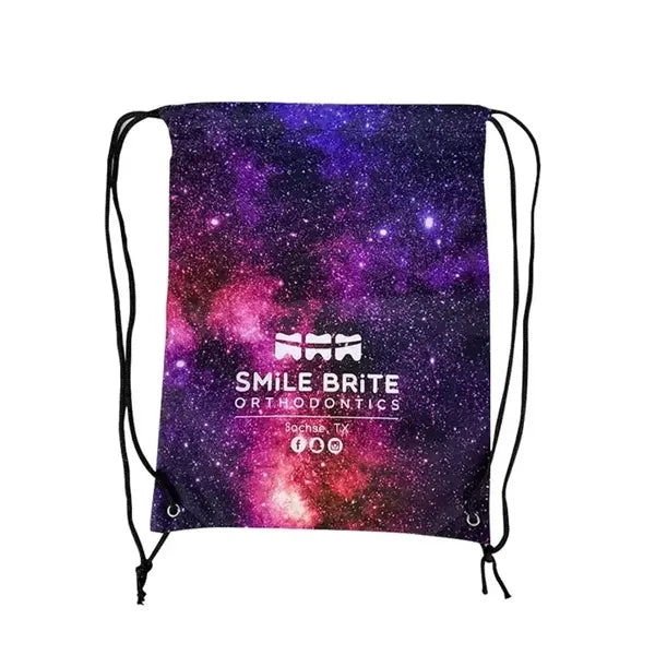 Sublimation Full Color Printing DrawString Backpack Bag