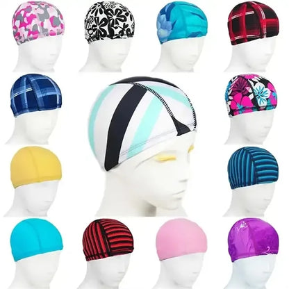 OEM Various Color Lycra Spandex Swimming Cap