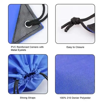 Customized 210D Polyester Durable Drawstring Backpack Bag