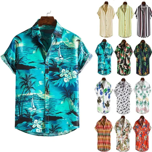 Custom Full Printing Sublimation Hawaiian Shirts