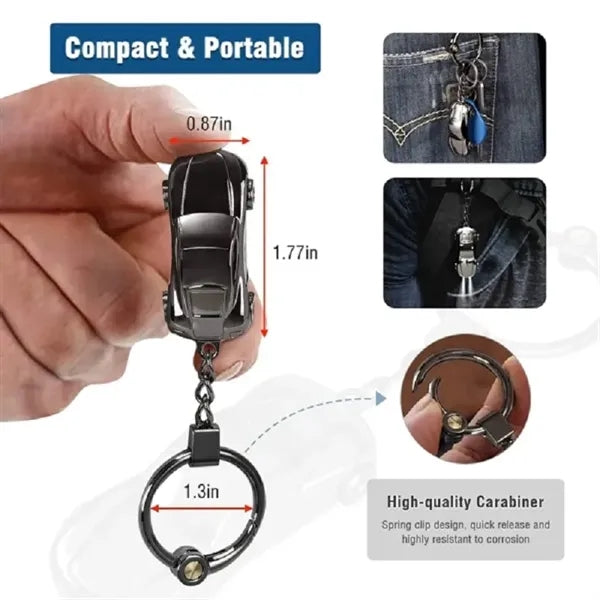 Creative Car Led Flashlight Keychain