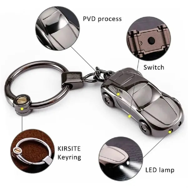 Creative Car Led Flashlight Keychain