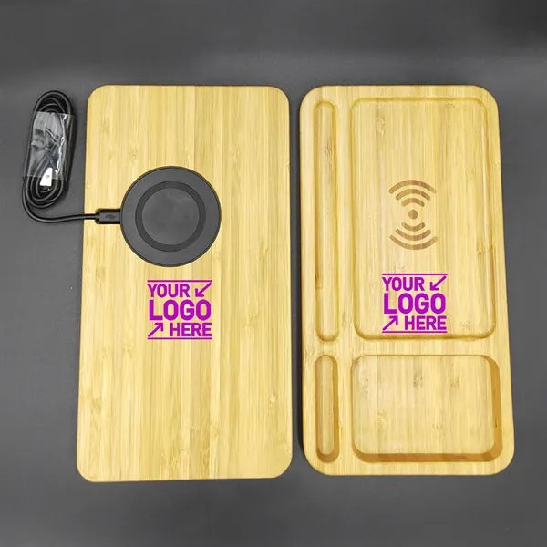 Wood Wireless Charging Station