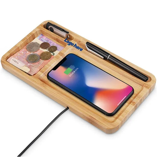 Wood Wireless Charging Station