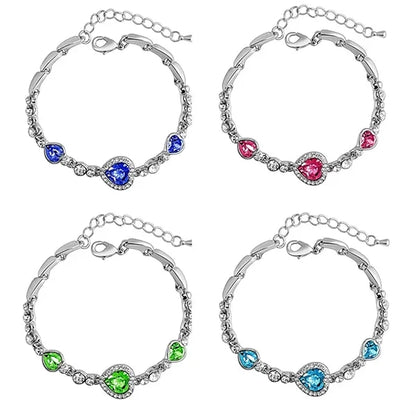 Heart Of Ocean Crystal Bracelet Jewelry