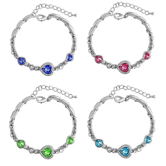 Heart Of Ocean Crystal Bracelet Jewelry