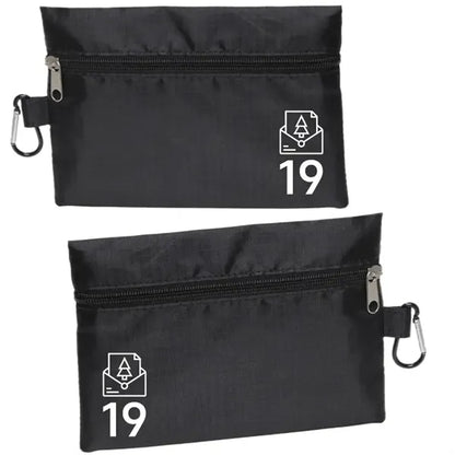 Utility Zippered Bag with Carabiner