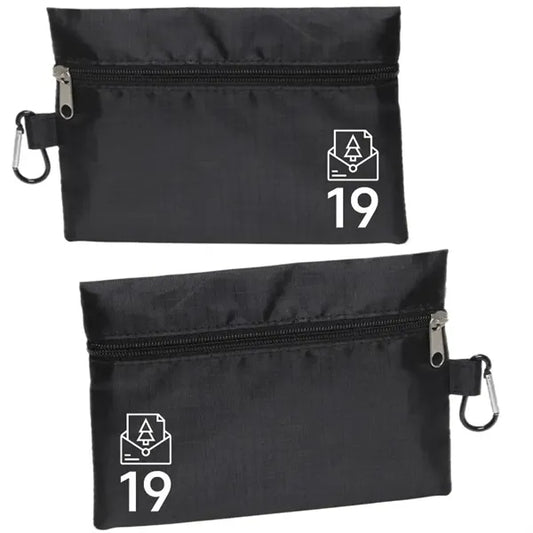 Utility Zippered Bag with Carabiner