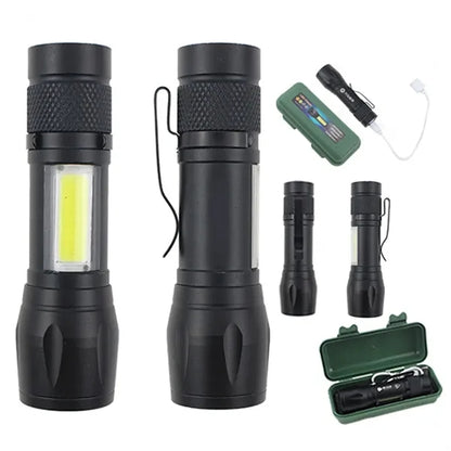 High Lumen LED Handheld Light Portable Tactical Flashlight
