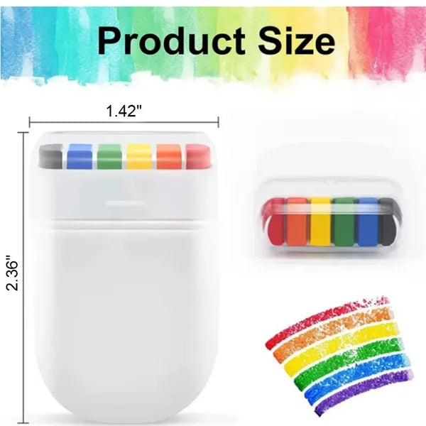 Gay Pride Rainbow Flag Crayon Painting Brush Face Paint