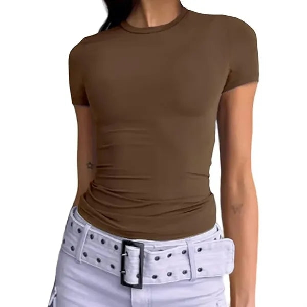 Women's Casual Basic Going Out Crop