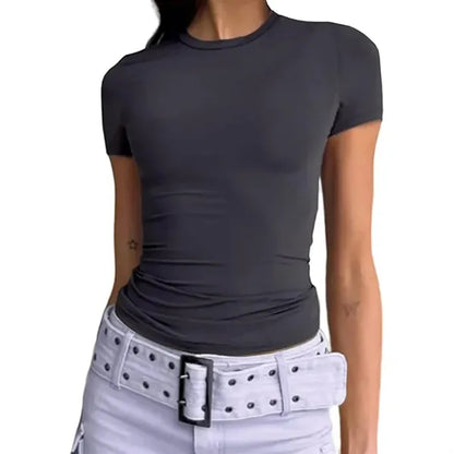Women's Casual Basic Going Out Crop