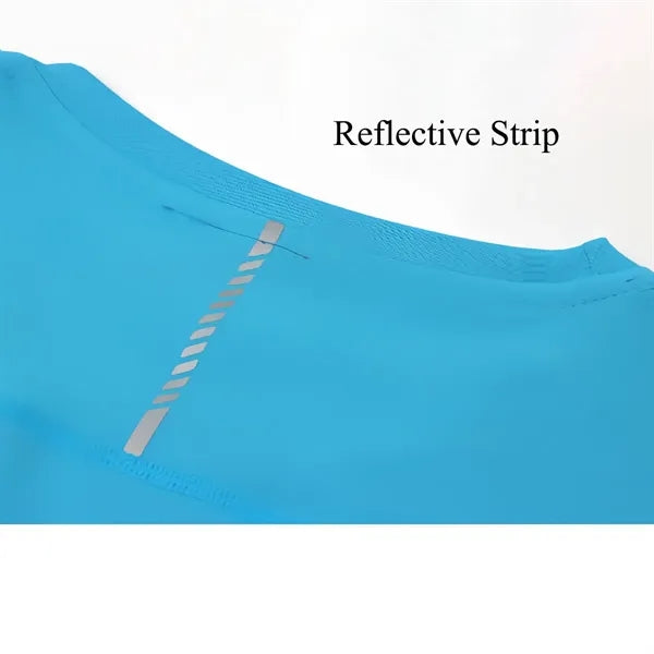 Men's Short Sleeve Dry Fit Active Crew Neck T Shirt