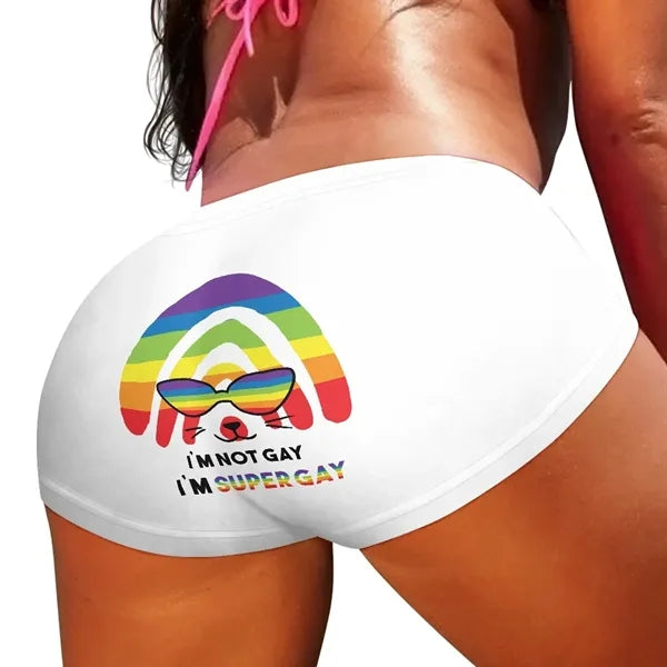 Gay Pride LGBT Underwear Soft Briefs Stretch Underpants