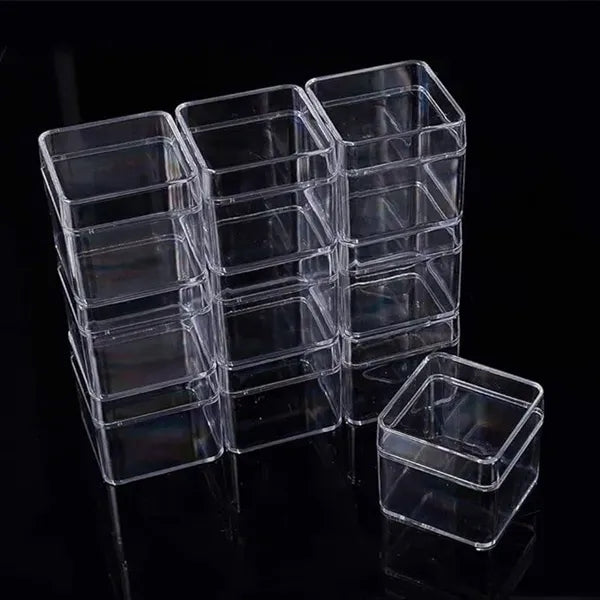 High Transparency Plastic Bead Containers box packaging