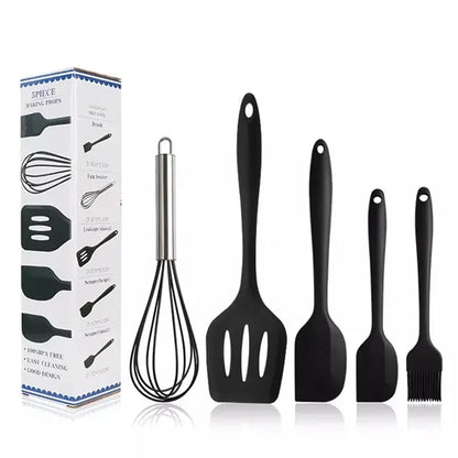 5 Pcs Kitchen Silicone Utensils Set