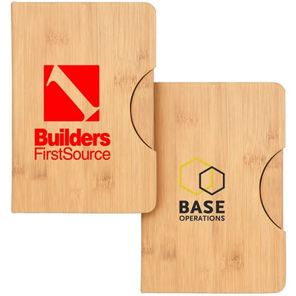 5x7 Maui Faux Bamboo Notebook with Phone Holder