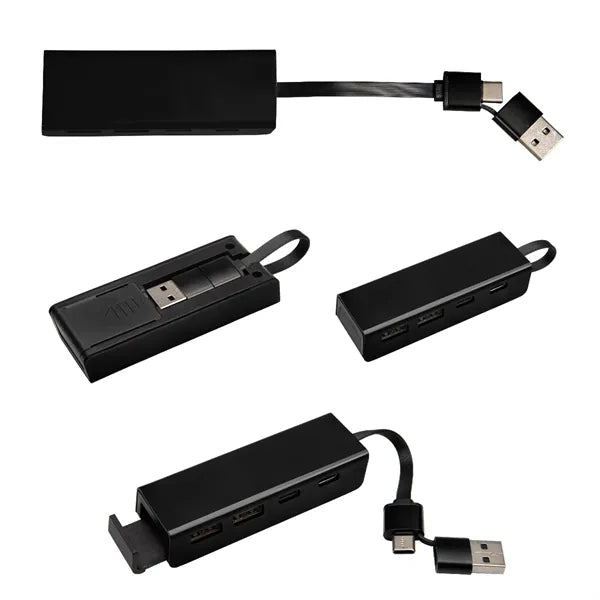 RABS Type-C & USB Hub With Phone Stand