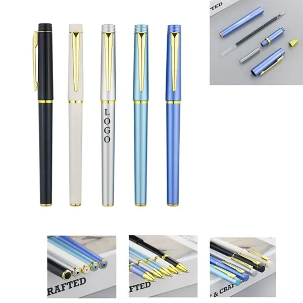 Gel Pens With Gold Trim