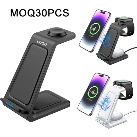 15 Watt 3 in 1 Phone Charger Station
