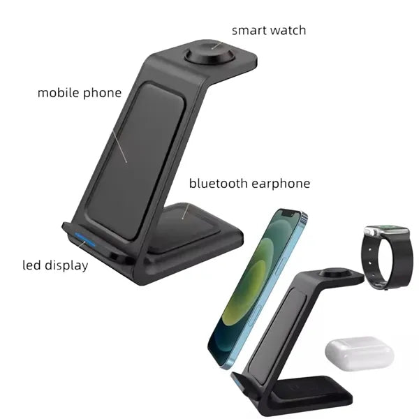15 Watt 3 in 1 Phone Charger Station