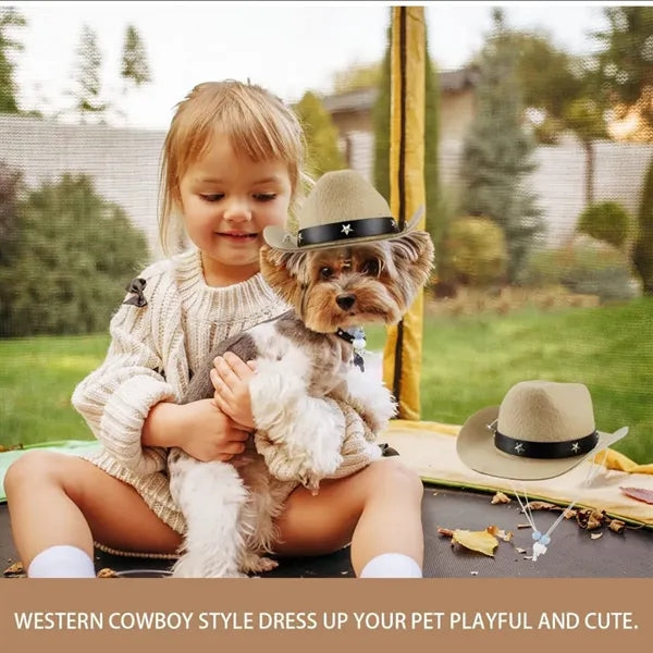 Pet Formal Top Cowboy Mexico Sombrero Hat