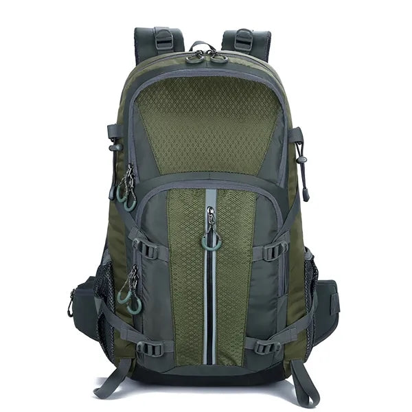 40L Waterproof Lightweight Hiking Travel Backpack W/ Whistle