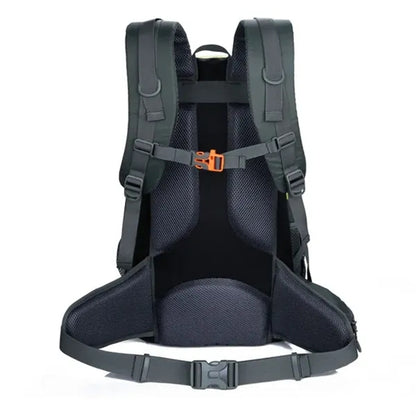 40L Waterproof Lightweight Hiking Travel Backpack W/ Whistle