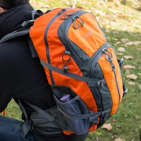 40L Waterproof Lightweight Hiking Travel Backpack W/ Whistle