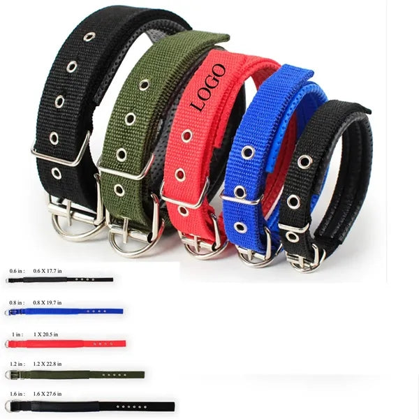 Dog Collars Soft Leather Lined