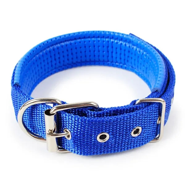 Dog Collars Soft Leather Lined