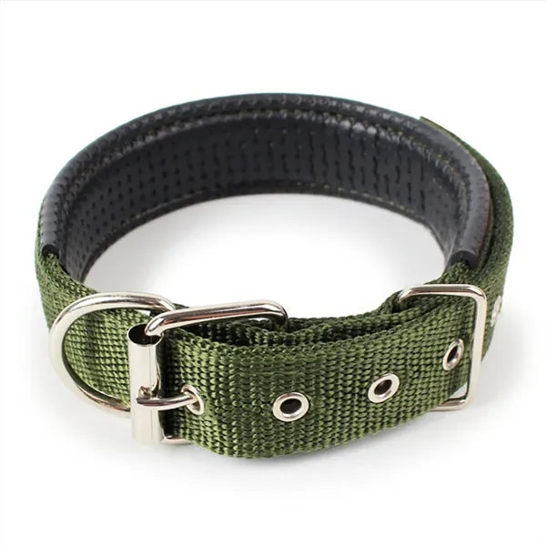 Dog Collars Soft Leather Lined