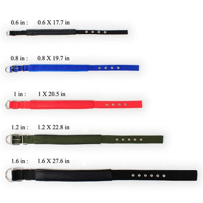 Dog Collars Soft Leather Lined