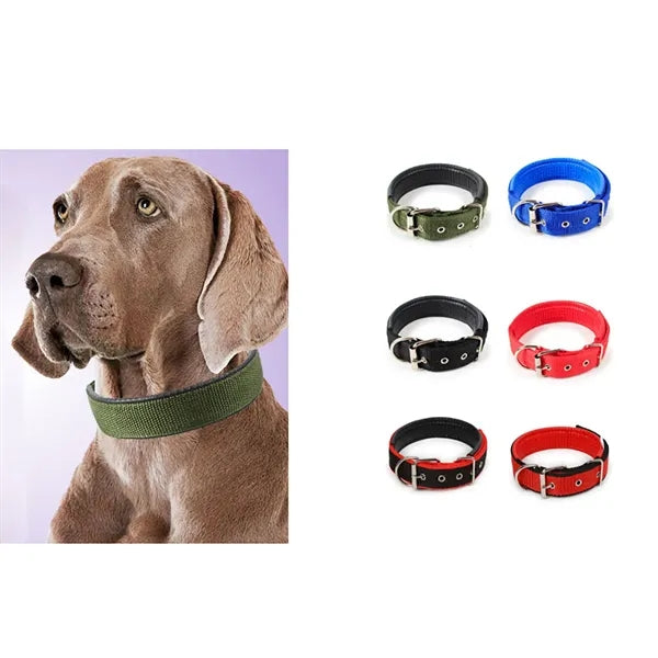 Dog Collars Soft Leather Lined