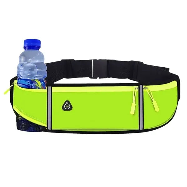 Hands Free Waterproof Sports Waist Bag With Bottle Holder