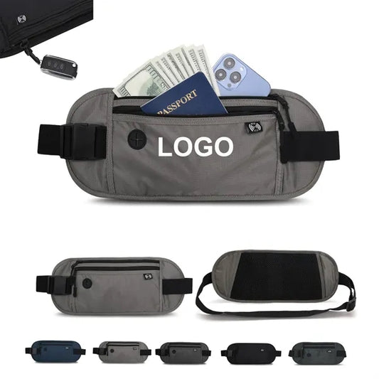 RFID Blocking Travel Hidden Money Belt Running Waist Bag