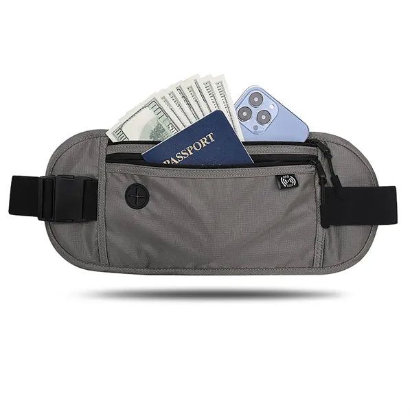 RFID Blocking Travel Hidden Money Belt Running Waist Bag