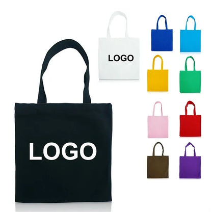 16" x 14" Economical 12 Oz Cotton Grocery Shopping Tote Bag