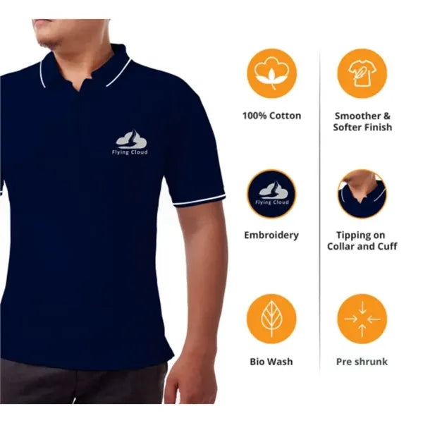 Custom Polo Shirt - Embroidered