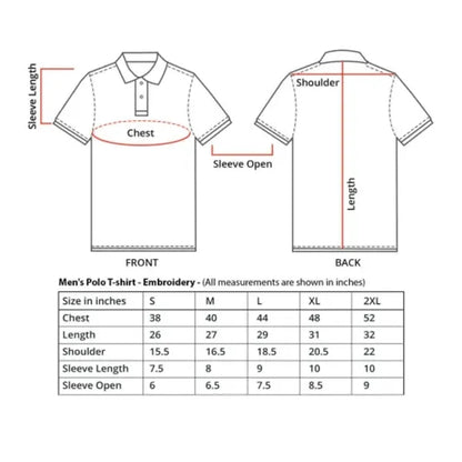 Custom Polo Shirt - Embroidered