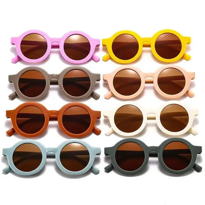 Round UV Protection Kids Sunglasses