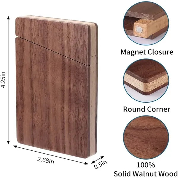 Wood Business Card Case