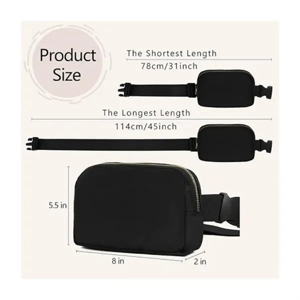 Adjustable Strap Crossbody  Bag