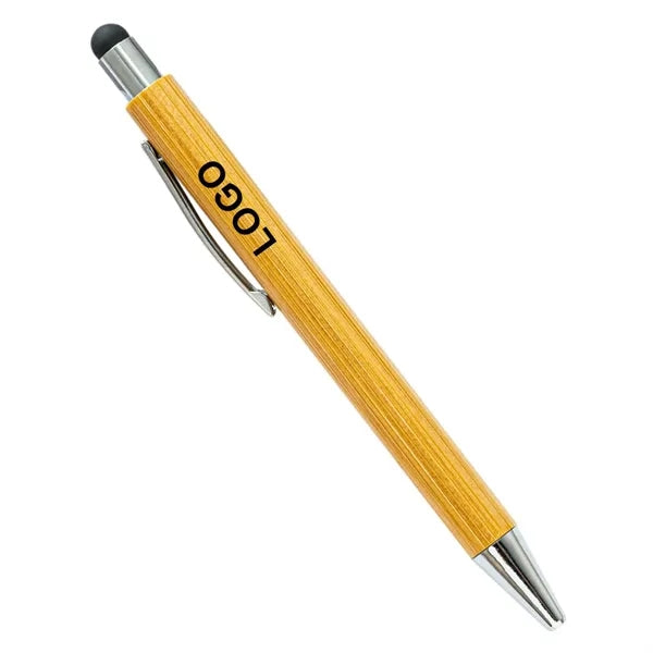 Wood Stylus Ballpoint Pen